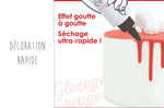 Glaçage rouge prêt à l'emploi Scrapcooking - Goût chocolat 130g