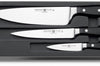 Coffret 3 couteaux Wüsthof Classic office 9cm, tranchelard 16cm, chef 20cm