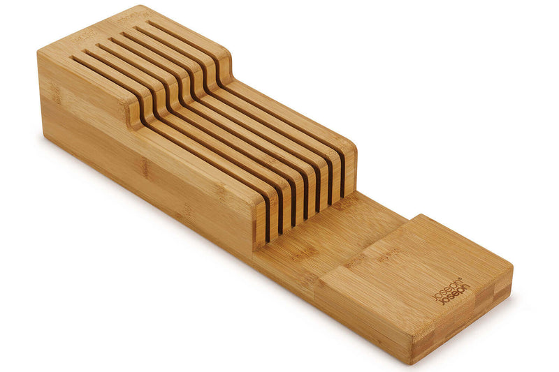 Range-couteaux à 2 niveaux Joseph Joseph DrawerStore Bamboo pour tiroir