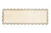 Plat à gâteau rectangle bord dentelle Scrapcooking en bois 36x13cm