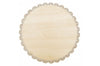Plat à gâteau rond bord dentelle Scrapcooking en bois 29cm