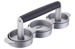 Mini-presse à hamburger Westmark Trio en aluminium