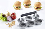 Mini-presse à hamburger Westmark Trio en aluminium