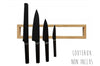 Barre aimantée artisanale Clap Design en chêne 37cm