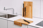 Planche à découper artisanale en bois de chêne Clap Design multifonction 32x20x2cm