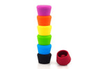 2 bouchons à vin Pulltex en silicone coloré