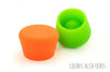 2 bouchons à vin Pulltex en silicone coloré