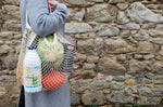 Sac pliable Cookut Sacha en coton bio - Bleu