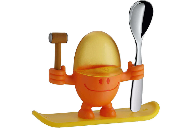 Coquetier enfant WMF McEgg orange avec cuillère