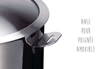 Set de 3 casseroles Beka Evolution en inox 16, 18 et 20cm - Poignée amovible incluse