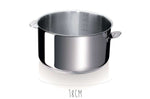 Set de 3 casseroles Beka Evolution en inox 16, 18 et 20cm - Poignée amovible incluse