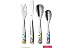 Couverts enfant 4 pièces WMF Licorne en acier inox 18/10 Cromargan