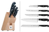 Bloc en chêne WMF Spitzenklasse Plus 5 couteaux de cuisine rivetés
