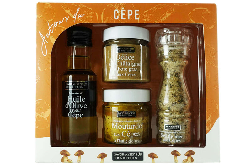 Coffret gourmand Savor&Sens Autour du Cèpe