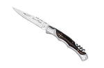 Couteau pliant Laguiole Bougna Baroque 12cm bois marron + tire bouchon