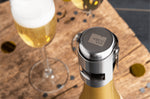 Bouchon champagne Vacu Vin acier brossé