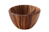 Saladier bord arrondi Continenta en bois d'acacia Ø25x14,5cm