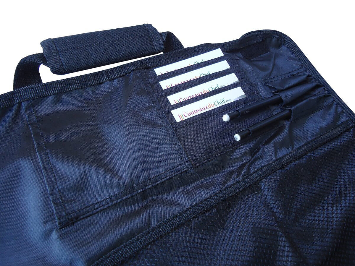 Trousse pour 4 couteaux + poche accessoires Martinez & Gascon