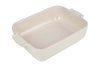 Plat four rectangle Peugeot Appolia en céramique écru 20x15,5x5,5cm