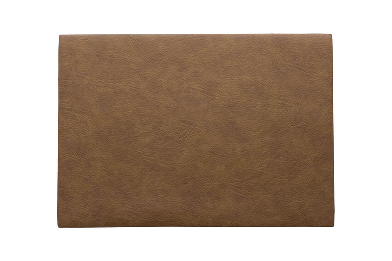 Set de table Asa Selection caramel en cuir végétal 46x33cm