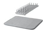 Egouttoir à vaisselle Guzzini Dry & Safe gris multifonction