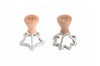 Set de 2 emporte pièces à biscottini Marcato motifs étoiles et fleurs