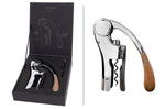 Coffret tire bouchon L'Atelier du vin Oeno Motion Wood & Chrome bois massif