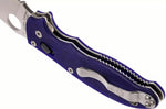 Couteau pliant Spyderco Manix 2 C101GPDBL2 manche G10 bleu 11,8cm