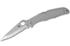Couteau pliant Spyderco Endura 4 C10S dentelé manche inox 12,5cm