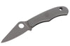 Couteau pliant Spyderco Bug C133P manche inox 4,1cm