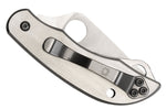 Couteau pliant Spyderco Clipitool C176PS manche en acier 6,5cm + scie
