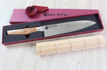 Couteau de chef japonais Shimomura Un-Ryu 21cm damas 33 couches