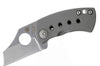 Couteau pliant Spyderco McBee C236TIP manche en titane gris argenté 5,7cm