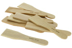 Lot de 10 spatules à raclette ou blinis De Buyer B Bois en hêtre