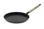 Poêle à crêpes antiadhésive De Buyer Choc B Bois en aluminium forgé et manche en hêtre - 26cm