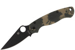 Couteau pliant Spyderco Paramilitary 2 Camo C81GPCMOBK2 lame noire manche en G10 12,2cm