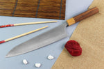 Couteau de chef japonais artisanal Yoshimi Kato AS Nashiji 24cm