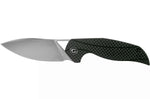 Couteau pliant CIVIVI Anthropos C903C manche en G10/fibre de carbone tout noir 10,6cm