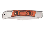 Couteau pliant Herbertz 223312 manche pakkawood marron clair avec double mitre 12,5cm