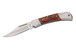 Couteau pliant Herbertz 2141 manche pakkawood marron orangé double mitre - S