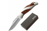 Couteau pliant Herbertz 203111 manche acier / pakkawood 11,2cm + coffret en bois