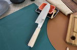 Couteau santoku japonais Kai Shun Classic White damas 33 couches 18cm