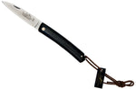 Couteau pliant artisanal Salamandra manche ziricote 10cm + étui