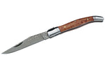 Couteau pliant Laguiole Herbertz 239211 lame damassée manche bois de cognassier 10,6cm