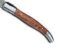 Couteau pliant Laguiole Herbertz 239211 lame damassée manche bois de cognassier 10,6cm