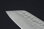 Couteau de chef kiritsuke Kotai lame martelée 20cm manche ébène avec fourreau
