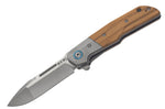 Couteau pliant MKM Clap By LionSteel MK.LS01OT manche Olivier/Titanium 11cm + étui