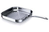 Poêle grill carrée Beka Chef en inox 26,5x26,5cm