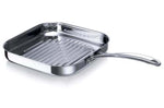 Poêle grill carrée Beka Chef en inox 26,5x26,5cm