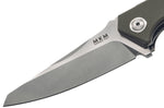 Couteau pliant MKM Raut By Viper MK.VP01GBGR manche en titanium/G10 vert 12cm + étui